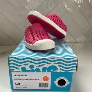 Native shoes toddler size C4